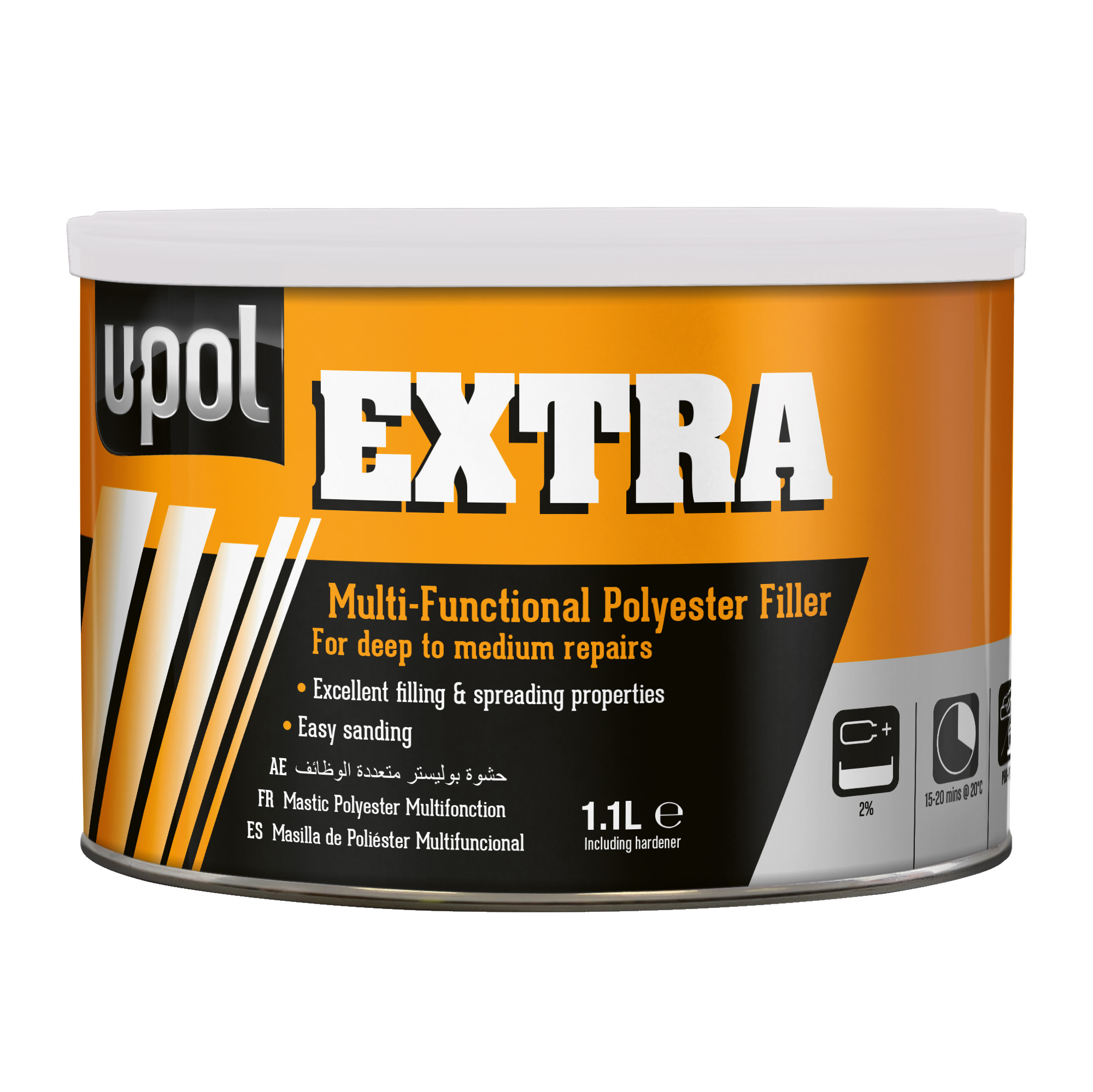 UPOL Spachtel Extra Smooth Body Filler, 1,1 kg