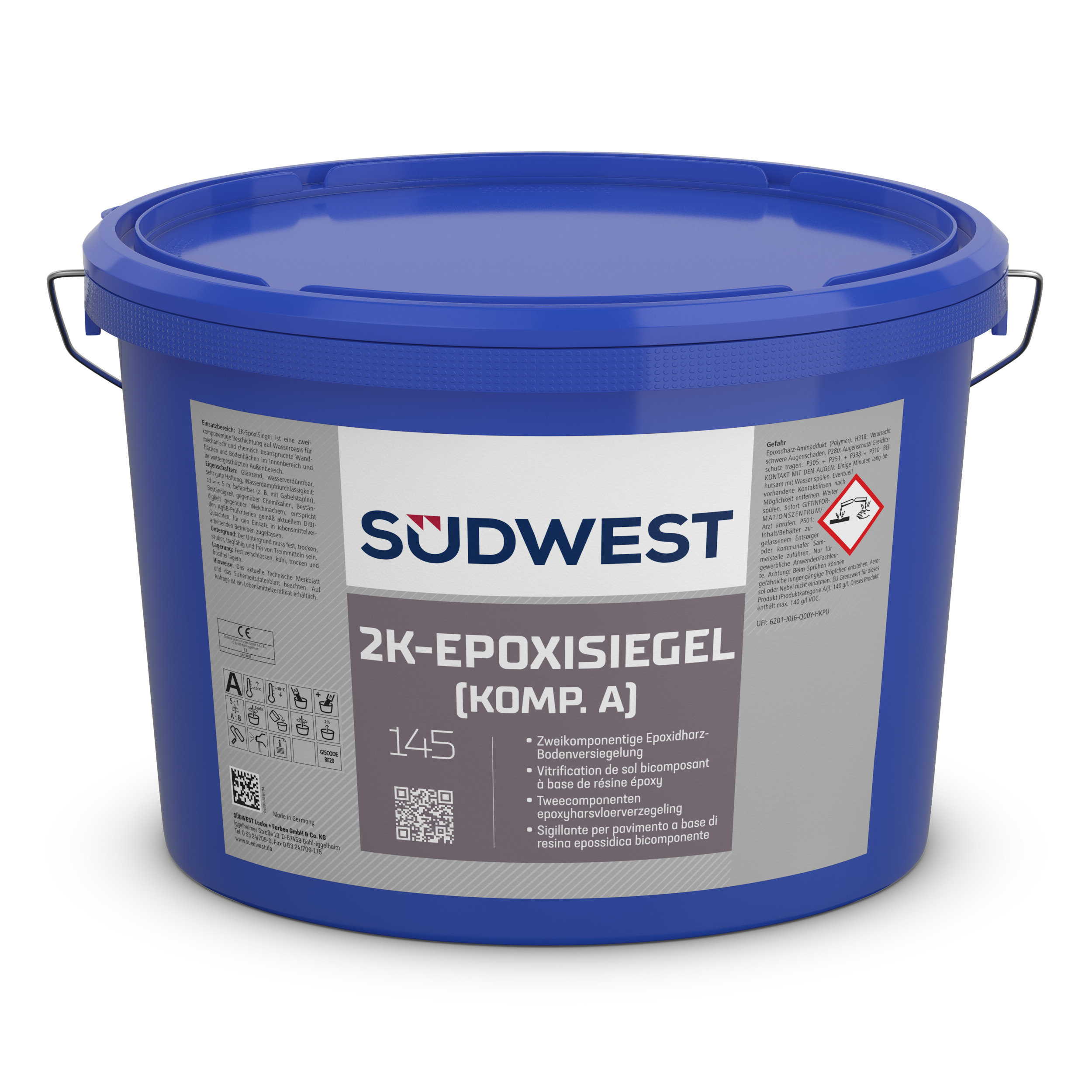 Südwest 2K-EpoxiSiegel, Stamm, Basis 0070, Komponenten A, 10 kg