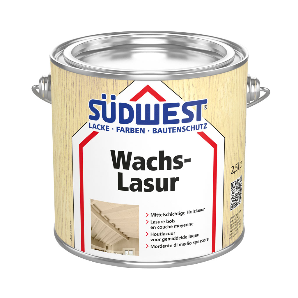 Südwest Wachs-Lasur Lichtweiß, 2,5l