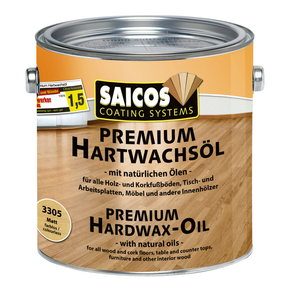 Saicos Premium Hartwachsöl, farblos