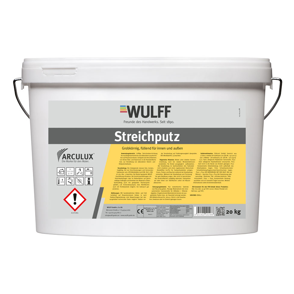 Arculux® Streichputz, Weiß, 20 kg