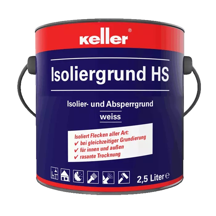 Keller Isoliergrund HS, Weiß, 750 ml