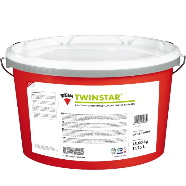 Keim Fassaden Silikatfarbe Twinstar TB1, 17,100 kg