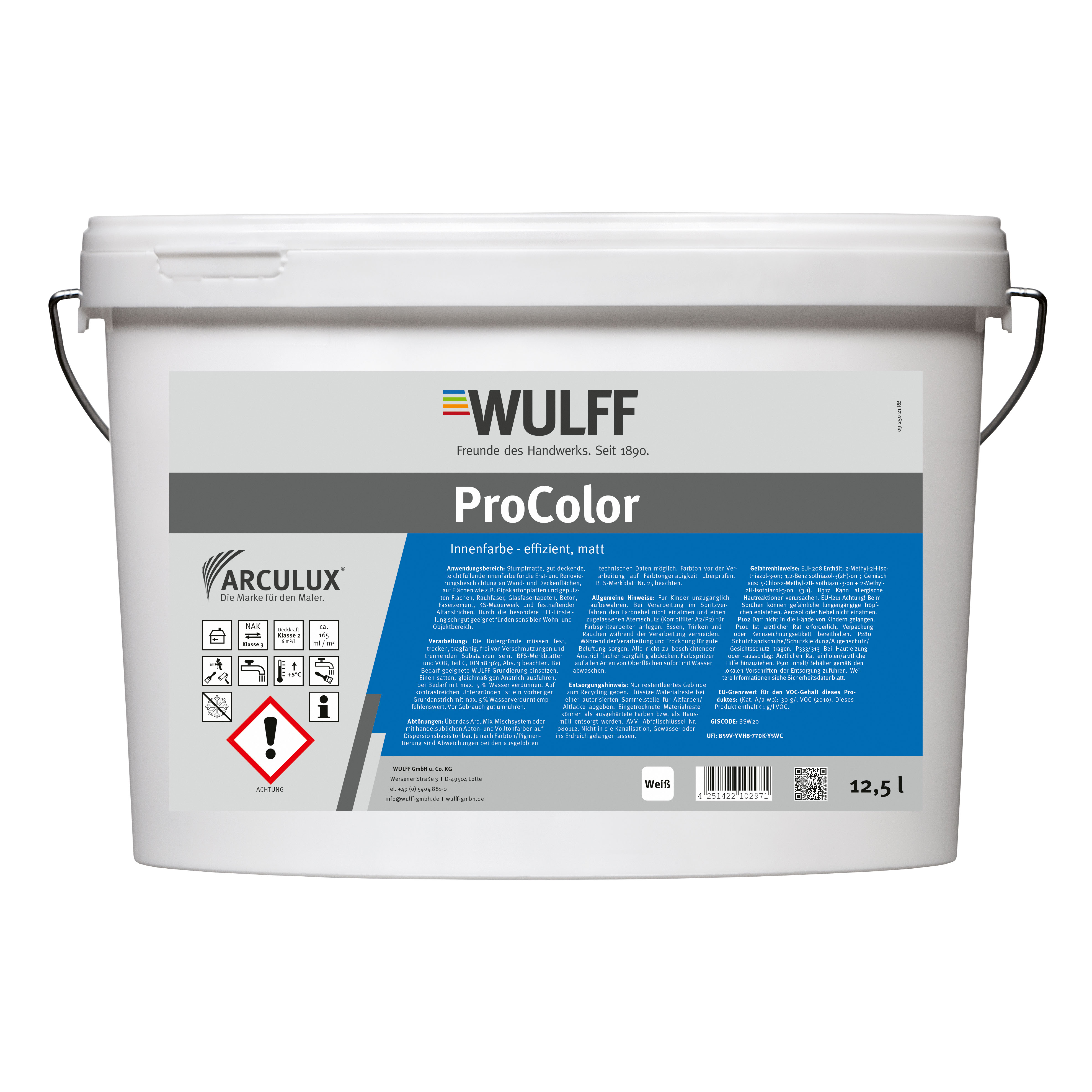 Arculux® ProColor, Weiß, 12,5 l