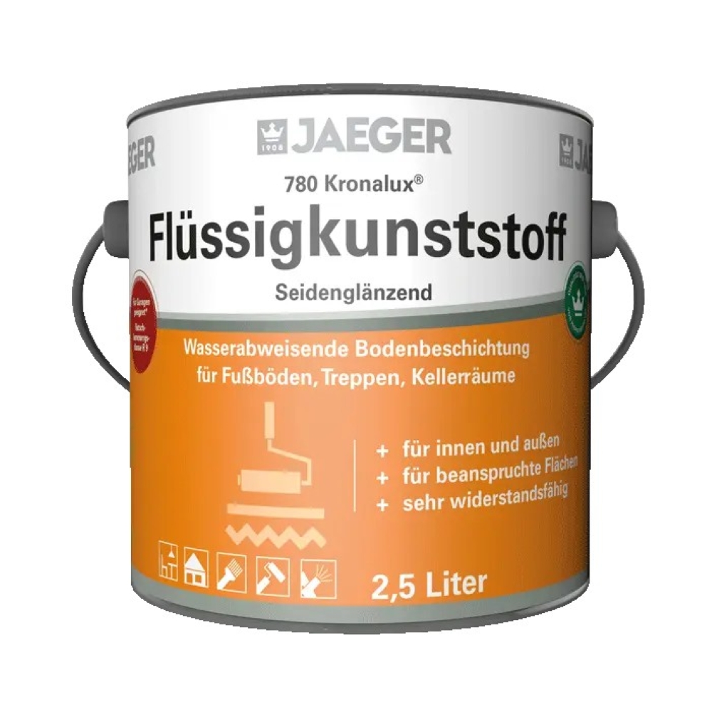 JAEGER Kronalux Flüssigkunststoff 780, RAL 7032- Kieselgrau, 2,5 l