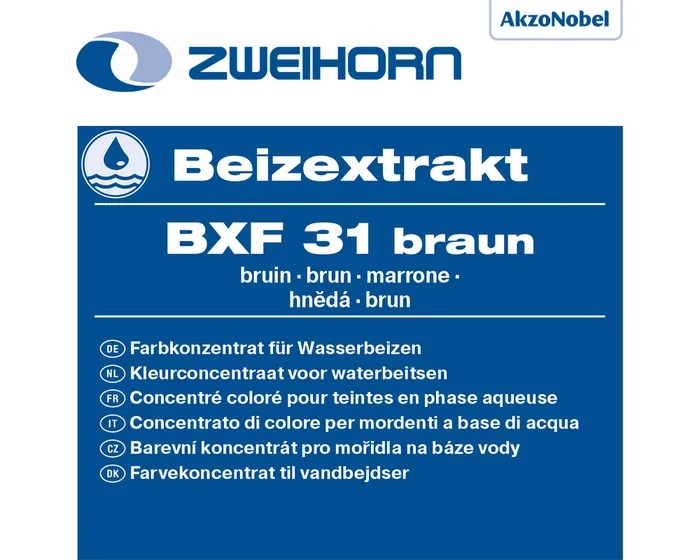 Zweihorn Beizextrakt, Braun BFX 31, 500 ml