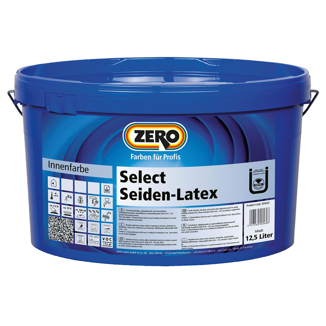 ZERO-LACKE Select Seiden Latex Dispersionfarben