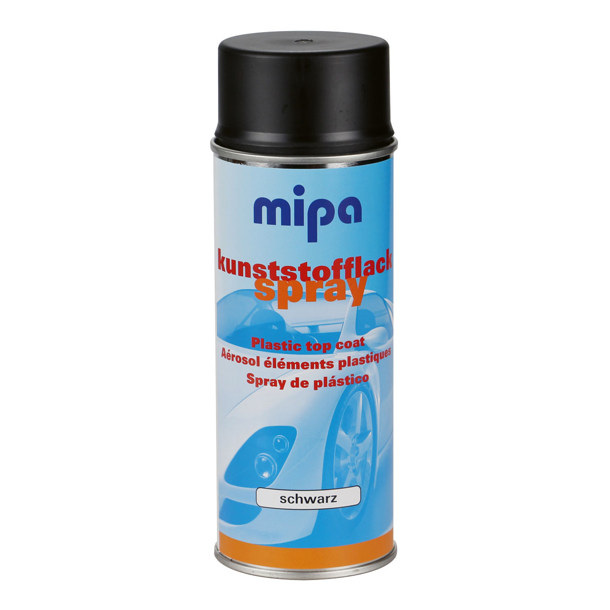 Mipa Kunststofflack-Spray, Schwarz, 400 ml