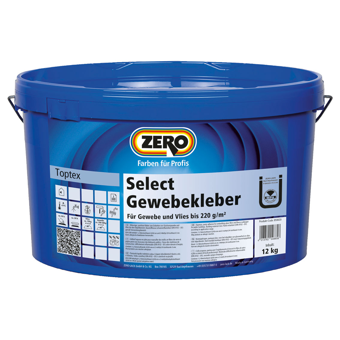ZERO-LACK Select Gewebekleber 160 LF