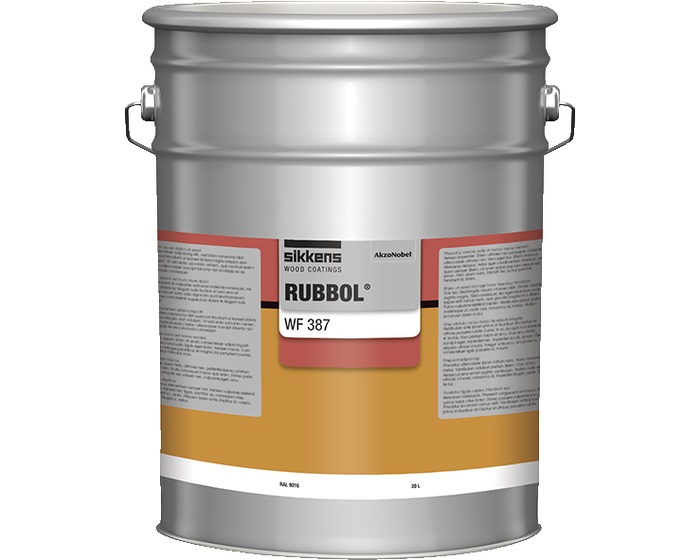 Sikkens 1K-Zwischenbeschichtung Rubbol WF387 Duraflex RAL 9010,  20 l