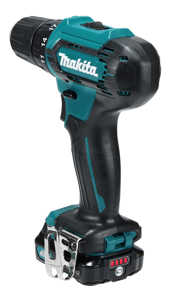 Makita Akku-Bohrschrauber 12V max., 30 Nm, 0-1.700 min-1