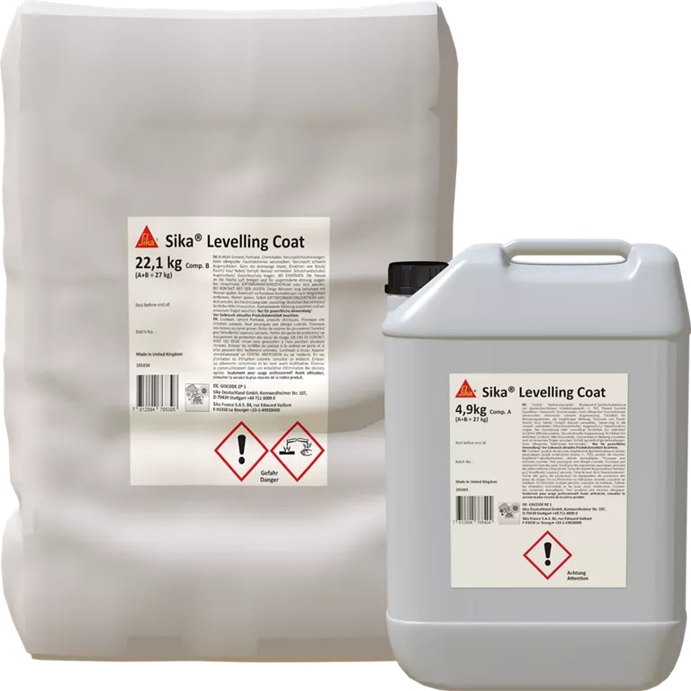 Sika 2-Komponentiger Zementmörtel Levelling Coat, 27 kg