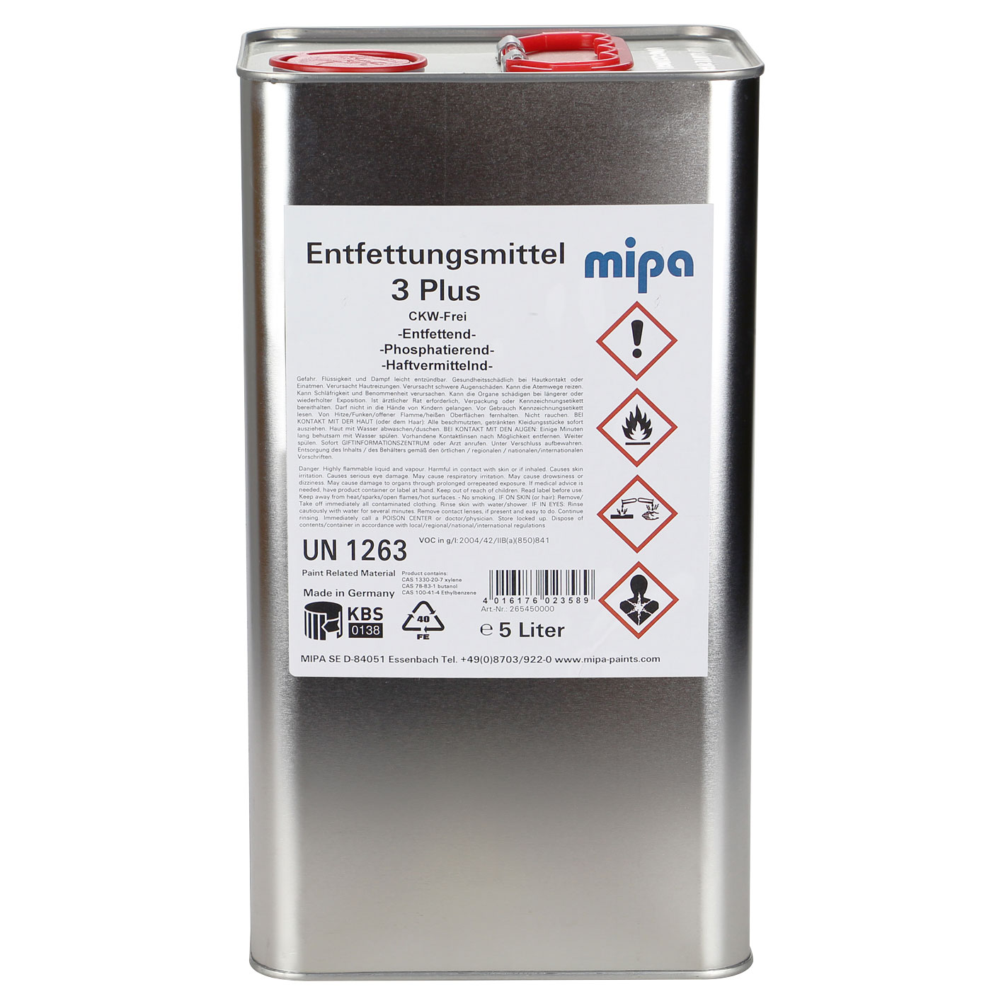 Mipa Entfettungsmittel 3 Plus, 5 l