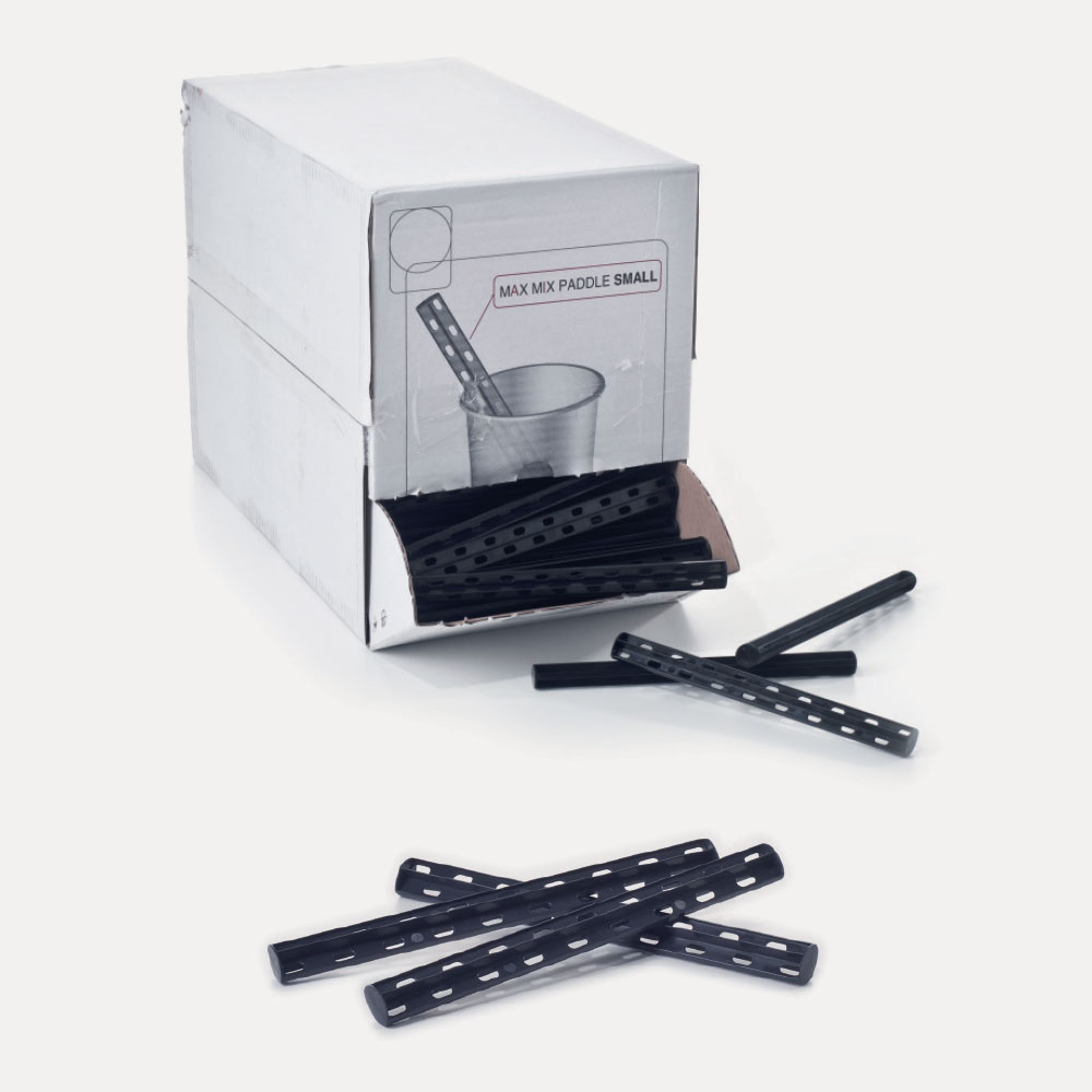 Drefi Rührstab E-D, Kunststoff, Gelocht, Schwarz, 30 cm