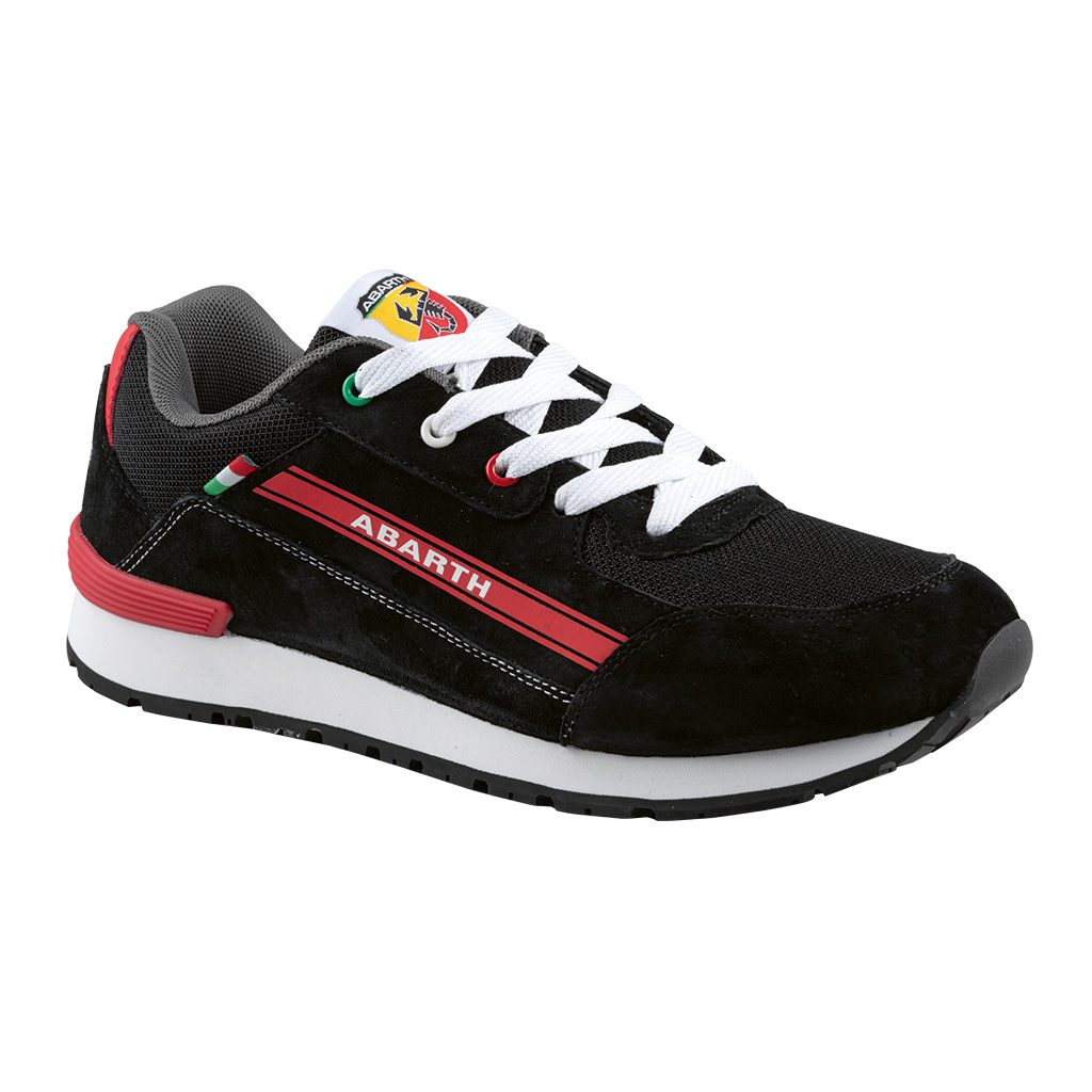 ABARTH Sneaker Competizione 500 O2 SRC, Schwarz, Größe 48