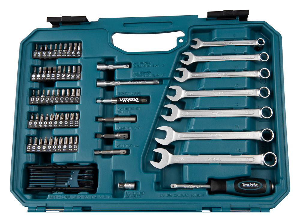 Makita Werkzeug-Set 120 teilig,