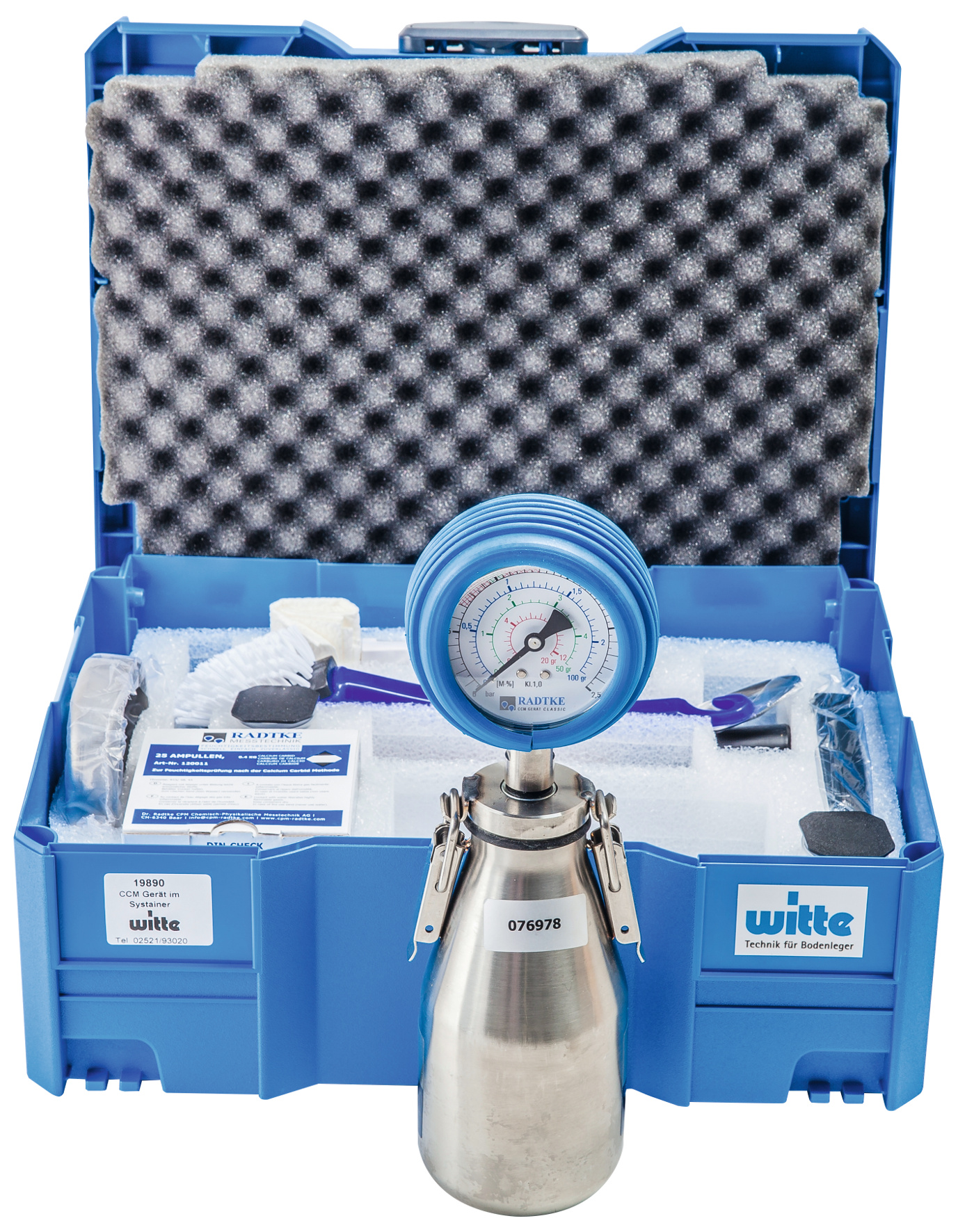 Witte CCM-Feuchtemessgerät Systainer, 39,5 x 29,5 x 15,7 cm