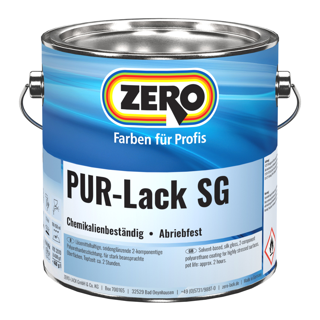 ZERO-LACK PUR Lack Seidenglanz New Generation, Weiß
