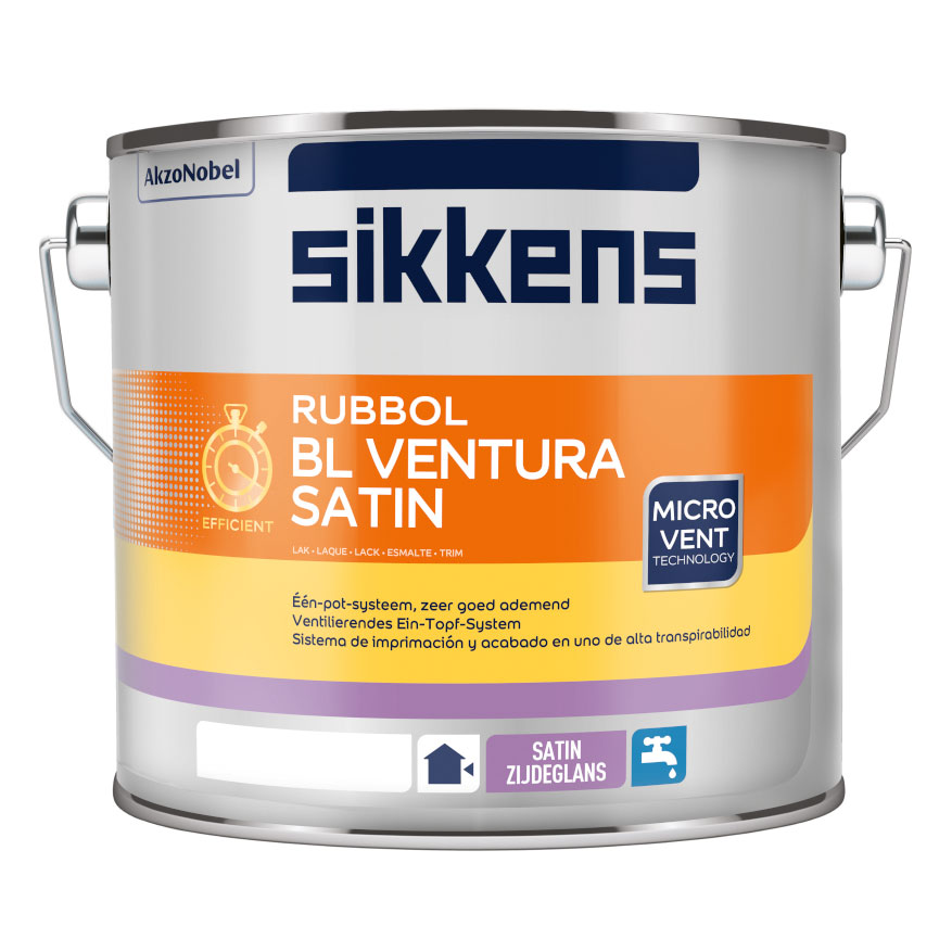 Sikkens Ventilacke Rubbol BL Ventura Satin, Weiss, 1 l