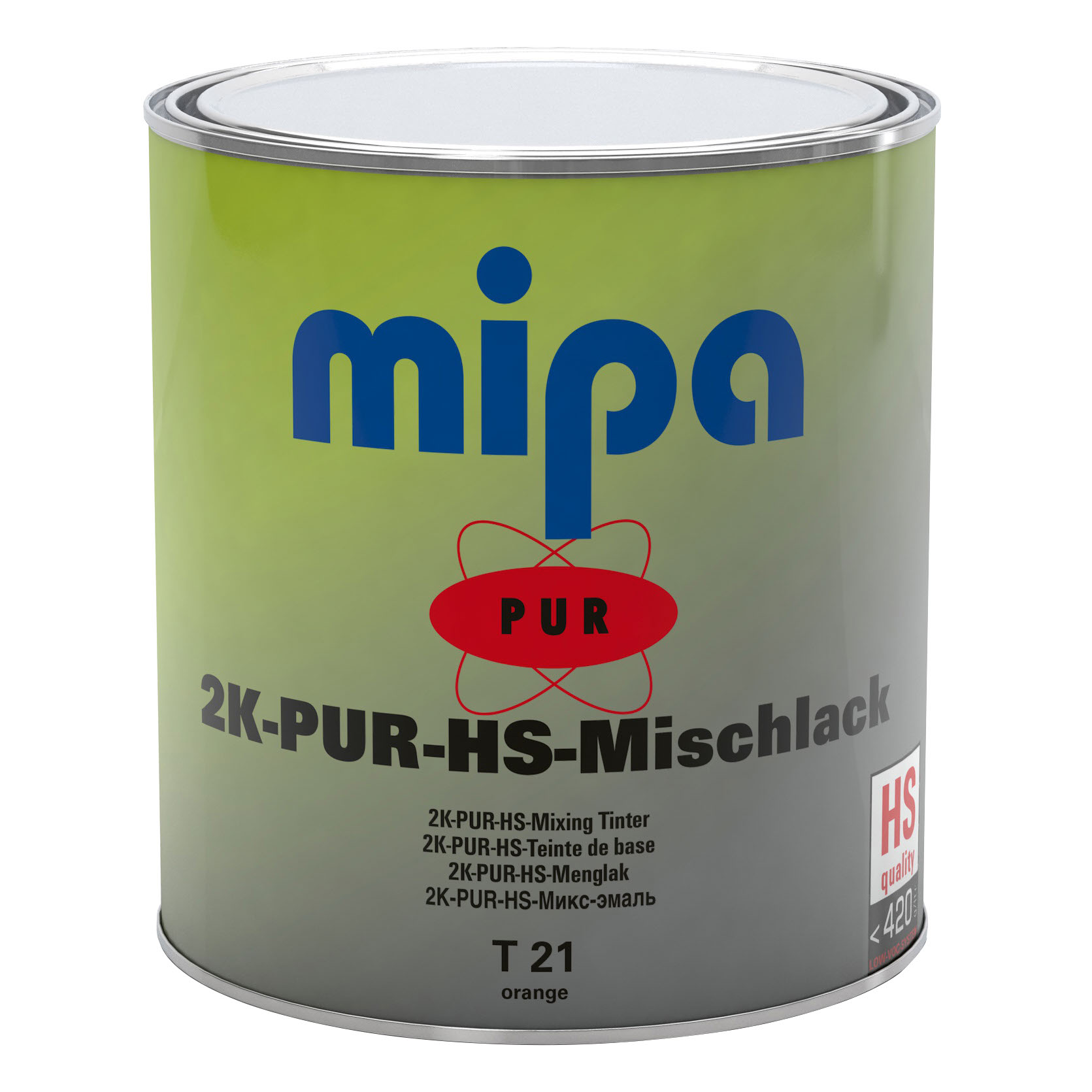 Mipa PUR-HS-Mischlack T21, Orange, 3 l