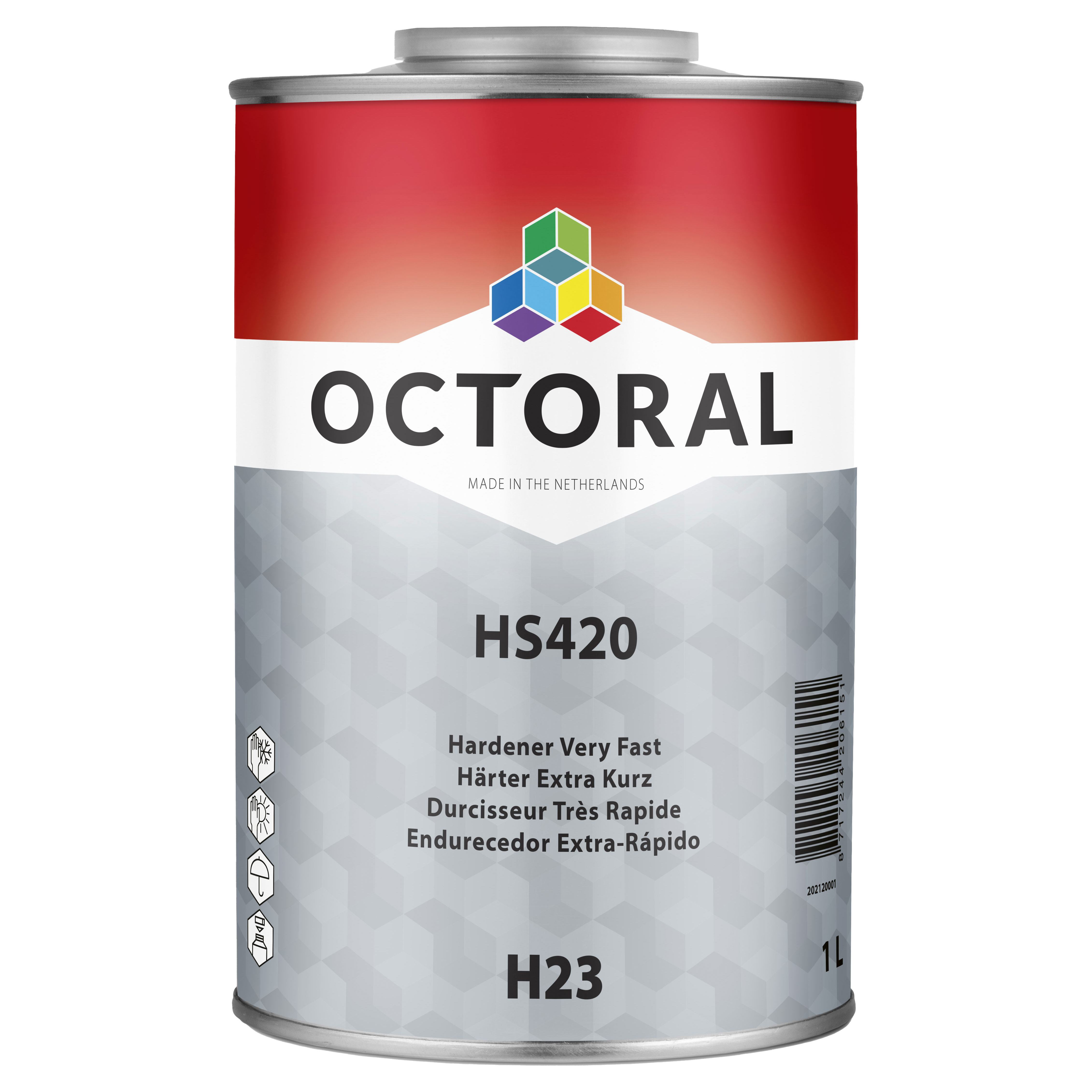 Octoral HS420 Härter Extra Kurz, 1 l