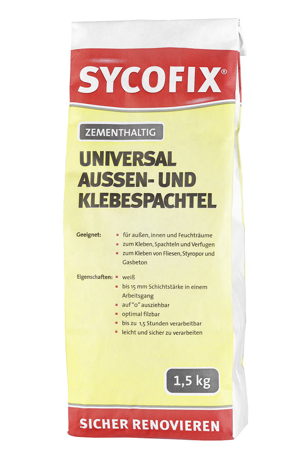 Sycofix Universal-Spachtel Außen- und Klebespachtel, 25 kg