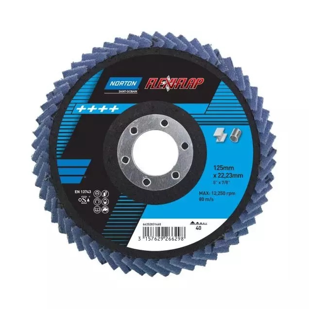 Norton Tellerfächerschleifscheibe Maximum Performance R928, P 60