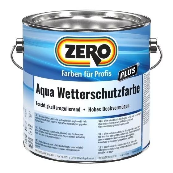 ZERO-LACK Aqua Wetterschutzfarbe Plus, Base C, 713 ml