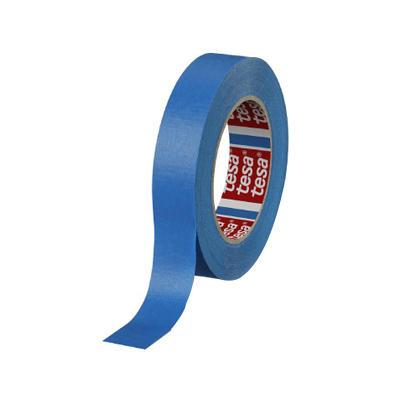 tesa Verpackungsklebeband 4104 PVC farbig, Blau, 9 mm x 66 m