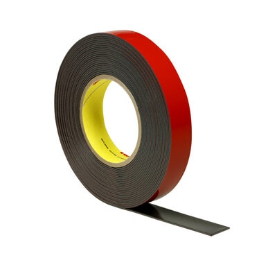 3M Acrylic Plus Klebeband PT1100, Schwarz, 25 mm x 20 m