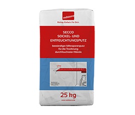 Redstone Secco Entfeuchtungsputz, 25 kg