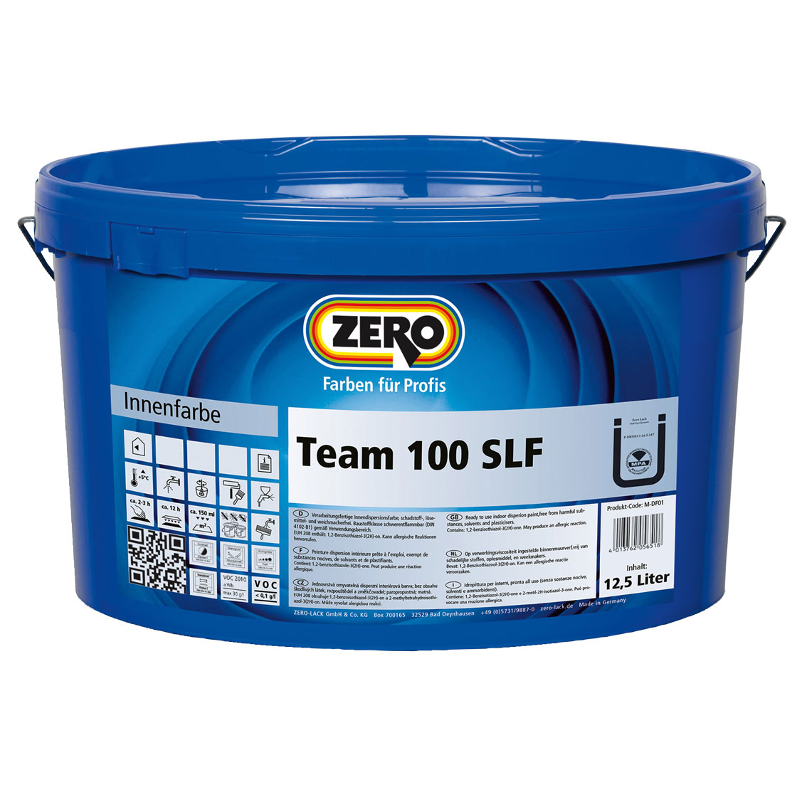 ZERO-LACKE Team 100 SLF Dispersionfarben