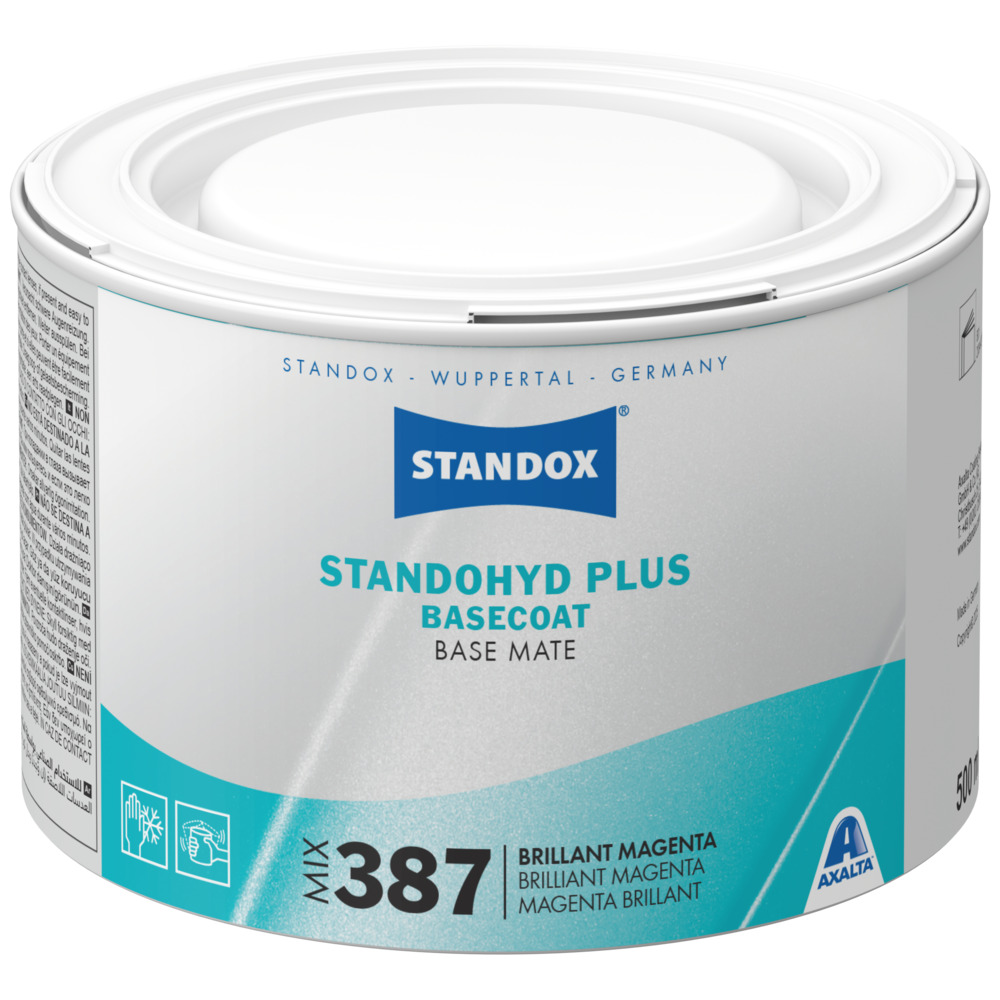 Standohyd Plus Basecoat, Mix 387- Brillant Magenta, 500 ml