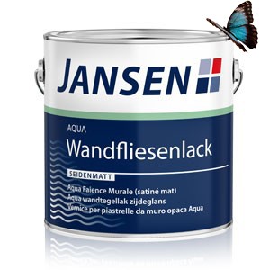 Jansen Aqua Wandfliesenlack, Weiß, 750 ml