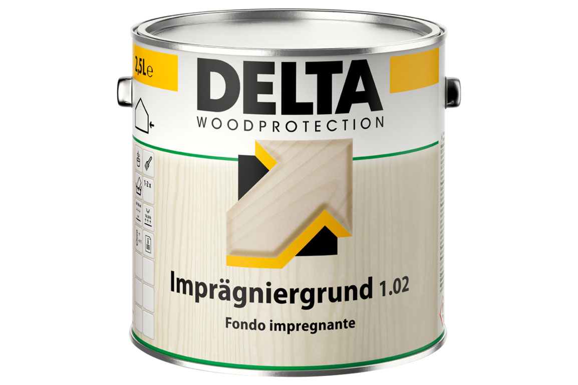 Delta Imprägniergrund 1.02, Farblos, 2,5 l