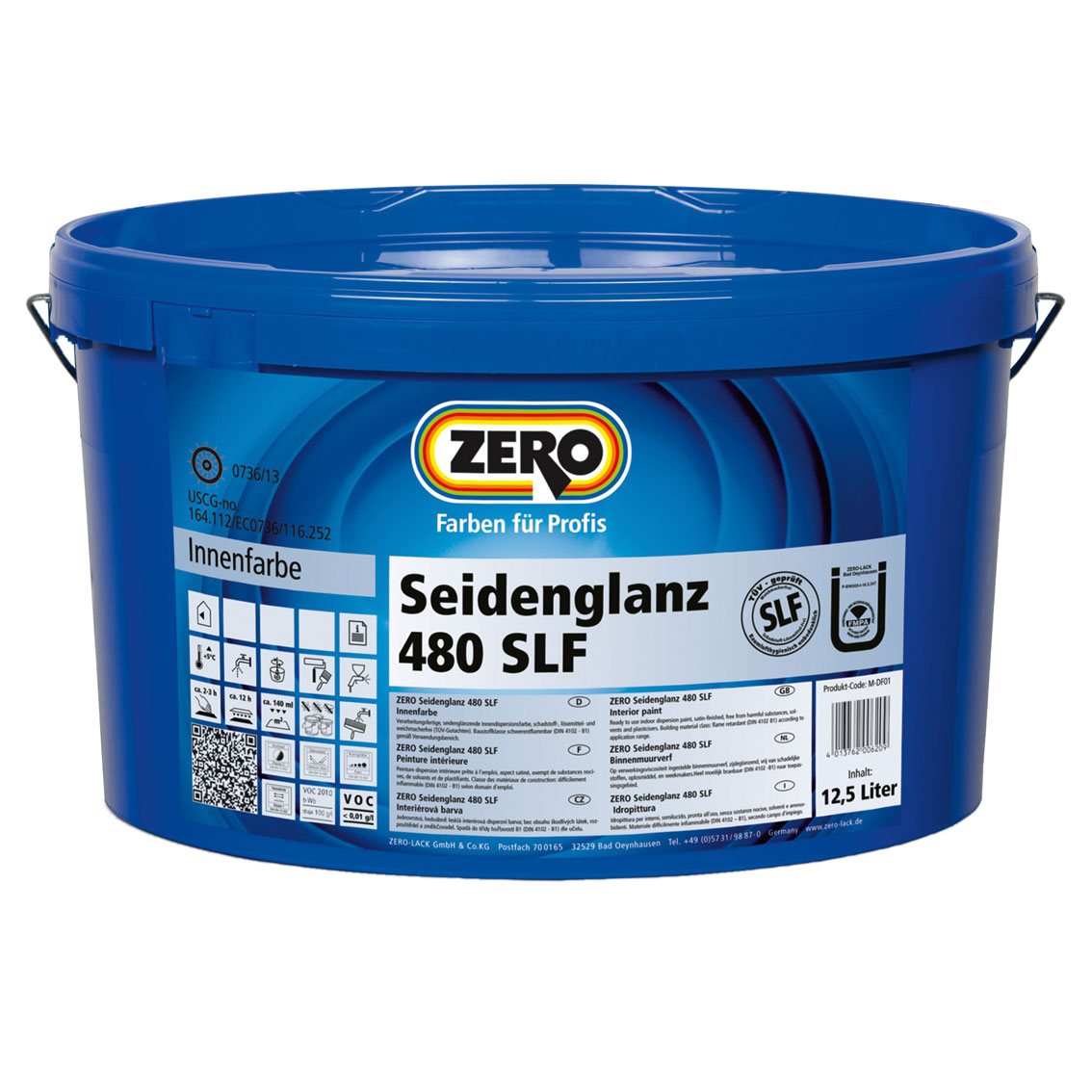 ZERO-LACKE Seidenglanz 480 SLF Dispersionfarben