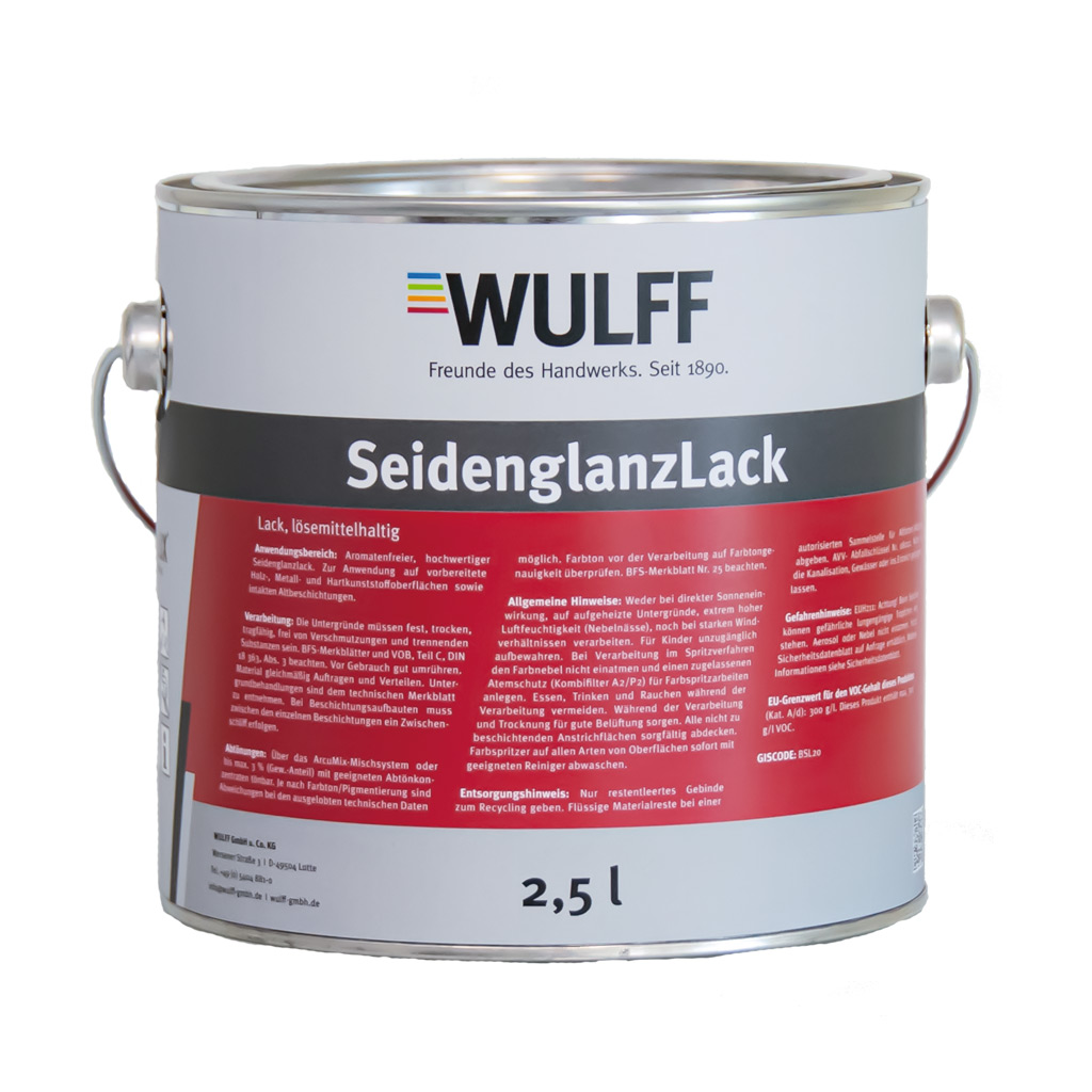 Arculux Seidenglanzlack, Weiß, 2,5 l