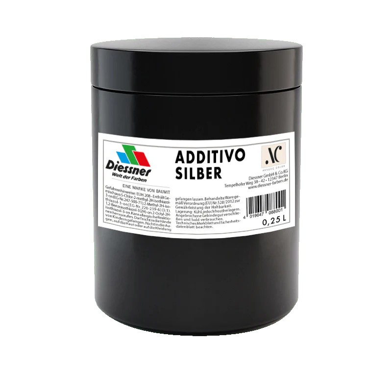Diessner Artistic Color Gestaltungstechnik Additivo Silber, 0,25 l