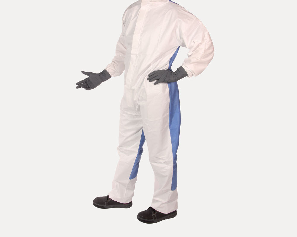 Drefi Einweg-Overall Northshield Paint Pro, Weiß/ Blau, Größe 3XL