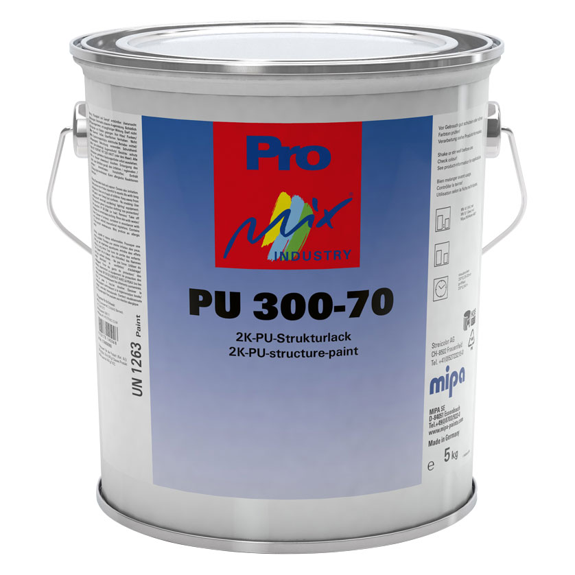 Mipa 2K-PU-Struckturlack PU 300-70 Seidenglänzend, 20 kg