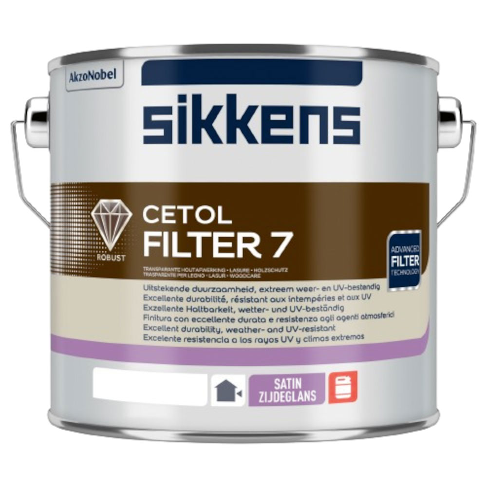 Sikkens Dickschichtlasur Cetol Filter 7, 010 Nussbaum, 5 l