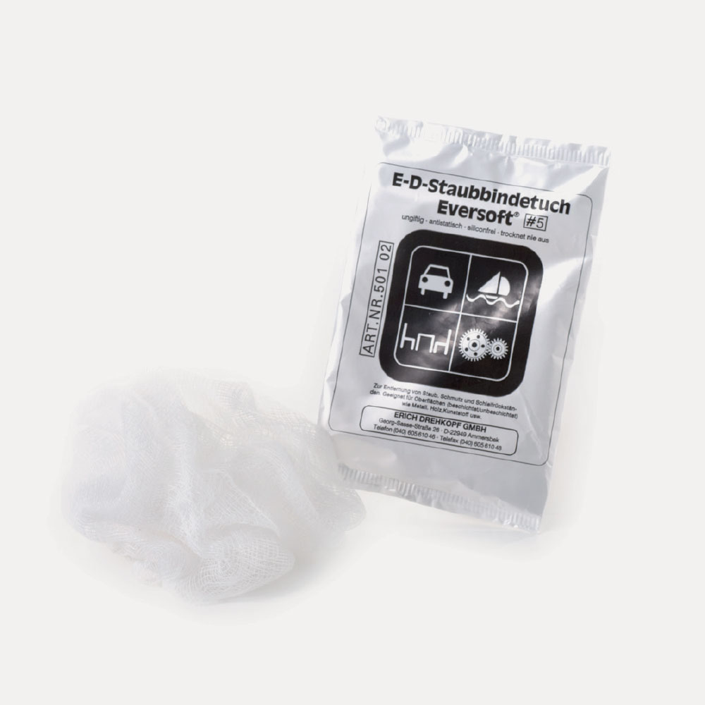 Drefi Staubbindetücher Eversoft Nr. 5, Weiß