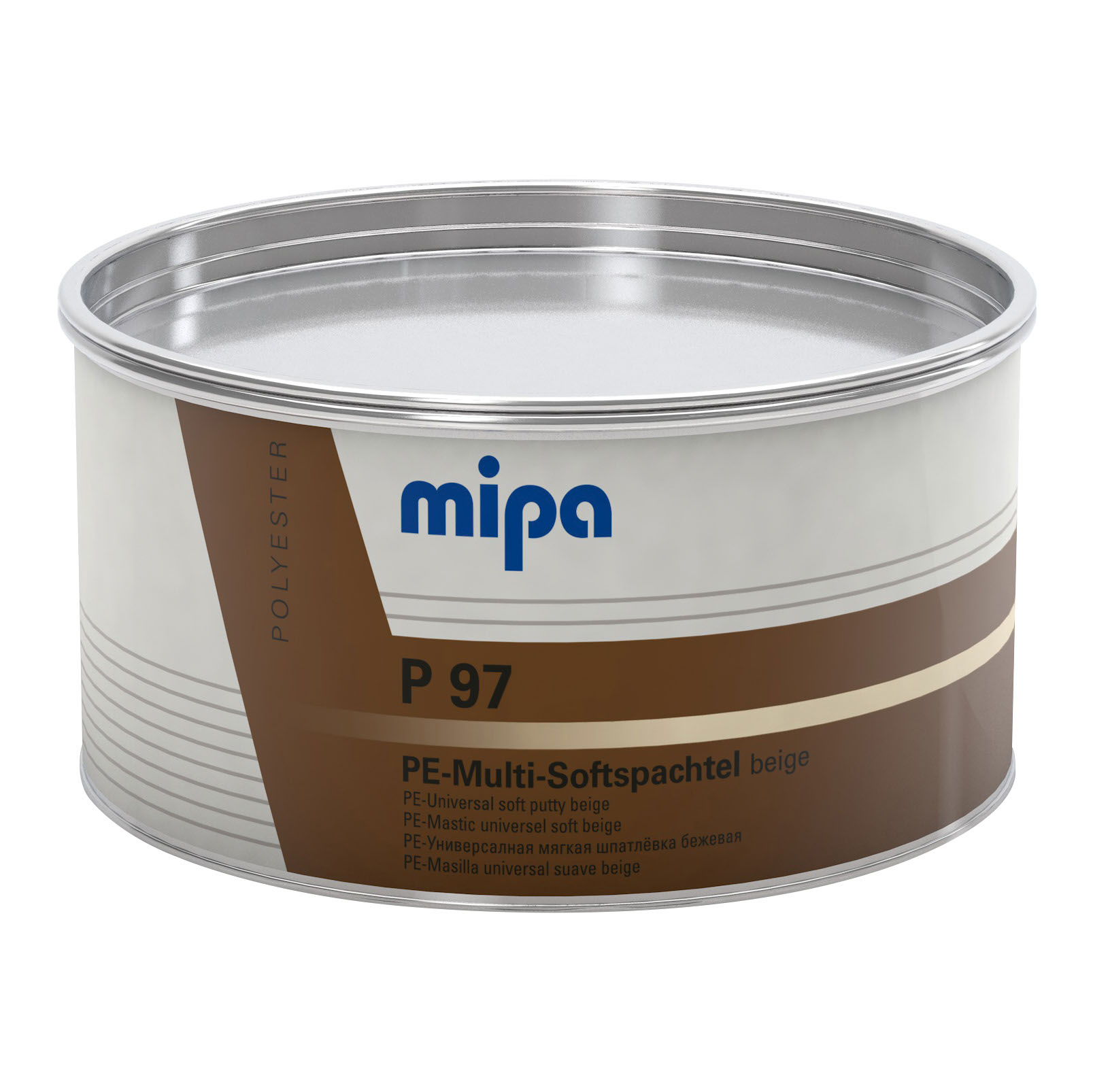 Mipa PE-Multi-Softspachtel P97 inkl. Härter, Beige, 2 kg