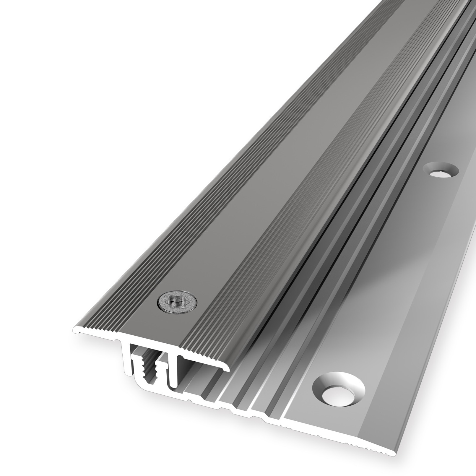 Küberit Übergangsprofil 378, Edelstahloptik, 25 mm x 270 cm