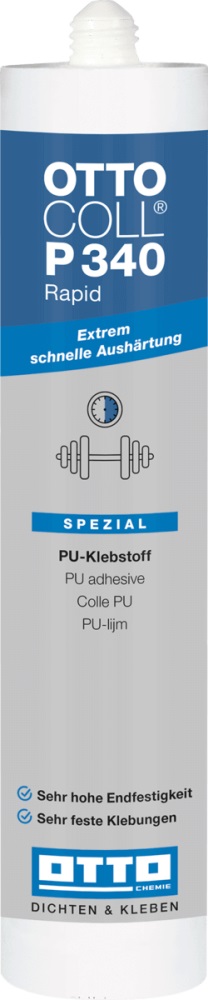 OTTOCOLL PU-Klebstoff P 340 Rapid, Beige, 310 ml