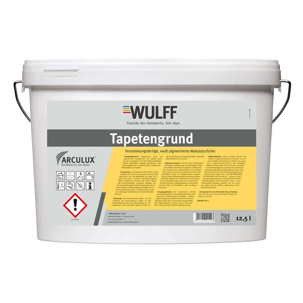 Arculux® Tapetengrund, Naturweiß, 12,5 l