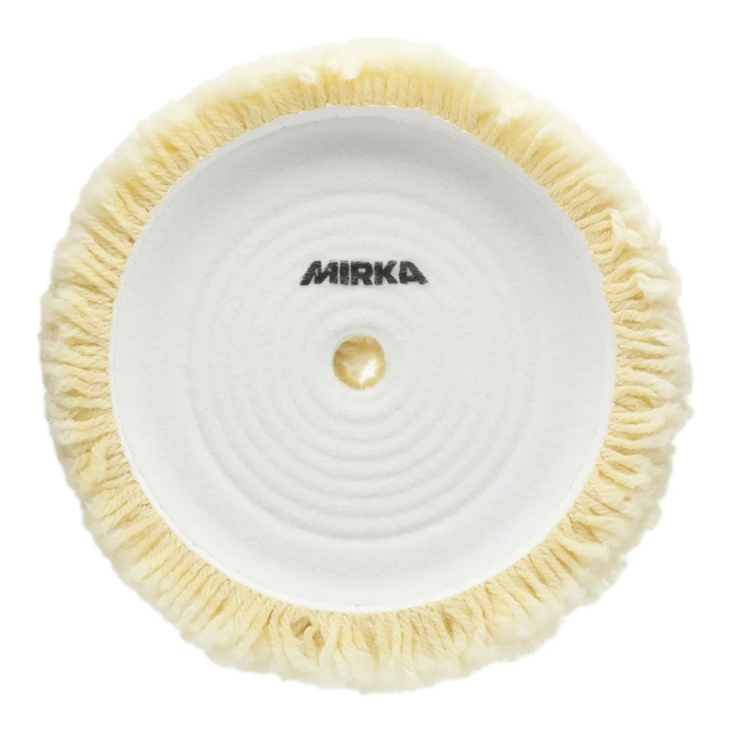 Mirka Polarshine Wollpad geknotet, Ø 180 mm Grip