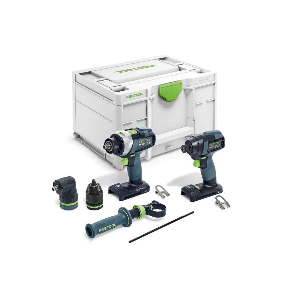 Festool Schrauber- und Bohrer-Set TID 18 Basic-Set TPC 18/4
