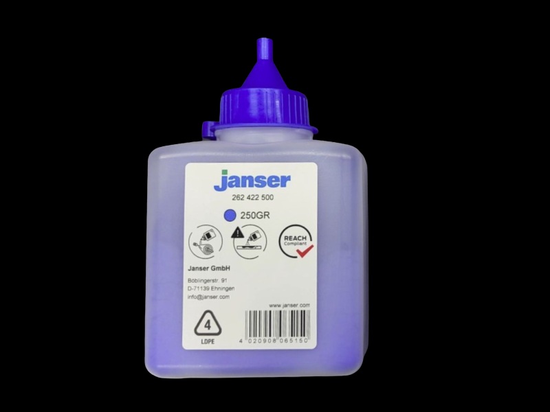 Janser Kalkfüllung Blau, 250 g