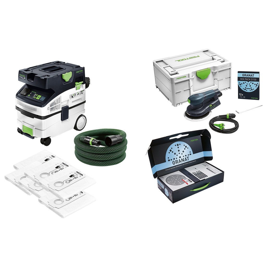 Festool Combo-Set Staubfrei CTM MIDI/ETS EC/GR/FIS